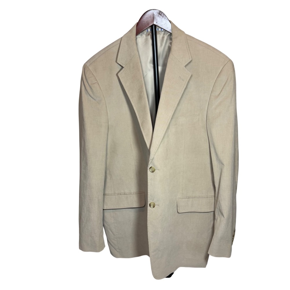 Kilburne and Finch Mens Tan Corduroy Blazer Summer Casual Sport Jacket Coat‎ LT